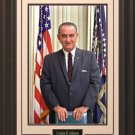 Lyndon B. Johnson Portrait 16x20 Photo Framed