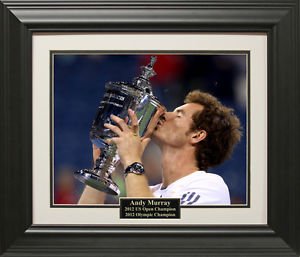 Andy Murray 2012 US Open 11x14 Photo Framed