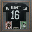 Jim Plunkett Signed Jersey Framed