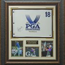 Rory McIlroy Signed 2014 PGA Championship Flag Display.