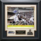 Marshawn Lynch Signed Seattle Seahawks Photo Display.