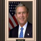 George W. Bush Portrait 11x14 Photo Framed