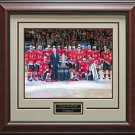 Chicago Blackhawks Western Conference Champions Photo Framed