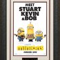 The Minions Mini Movie Poster Framed Display.