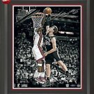 Lebron James Signed 2013 NBA Finals Rejection Photo Framed