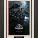 Jurrassic World Mini Movie Poster Framed Display.