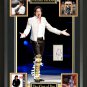 Michael Jackson Signed Postcard Collage Display 1 of 1.