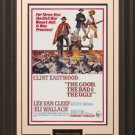 The Good The Bad and the Ugly 11x17 Movie Poster Framed