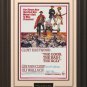 The Good The Bad and the Ugly 11x17 Movie Poster Framed