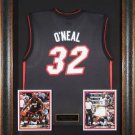 Shaquille O'Neal Autographed Jersey - Miami Heat Framed