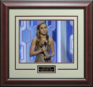 Brie Larson 2016 Golden Globe Best Actress For "Room" 11x14 Photo Framed.