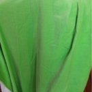 Two Pottery barn teen lime green velvet curtain panels 53" x 63"