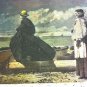 Winslow Homer Dad's Coming hand-colored pressed resin reproduction