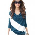 stripey oversized pullover