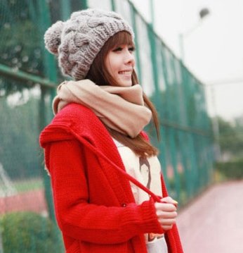 cross twisted knit beanie