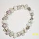 White European Murano glass Bead and charm Bracelet