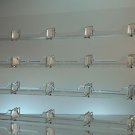 24-Pocket Wall-Mount Business Card Display Holder