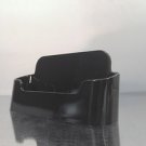 Black ACRYLIC BUSINESS CARD HOLDER DISPLAY STAND deflect-o