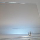 Clear acrylic 11 x 8.5 sign display with business card holder wholesale