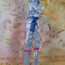 Barbie Doll Clothes Silvery Blue Pink Astronaut Pilot Jumpsuit Mesh Pockets Belt BDCOJ4