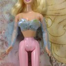 Barbie Doll Clothes Mermaid Blue Irridescent Bikini Top Matching Gloves BDCC1