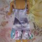 Barbie Doll Clothes Light Purple Rainbow Ruffled Short Party Dress Black Tag BDCDS10