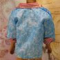 Ken Doll Clothes All American Long Acid Wash Jacket Red White Blue Rolled Cuff 1990 KDC16