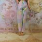 Barbie Doll Size Plaid Multi Color Pastel Cotton PJ Pajama Pants Elastic Waist BDCPJ2
