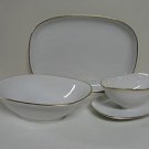 RARE Vintage Princess House Exclusive Bavaria China Platter Vegetable Bowl Gravy