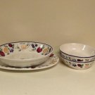 Princess House Orchard Medley Serving Lot Platter Pasta Vegetable
