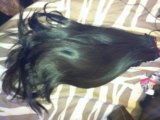 VIRGIN INDIAN DOLL HAIR 28''