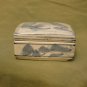 Blue and White Porcelain Keepsake or Trinket Box