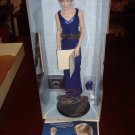 Franklin Mint Princess Diana Porcelain Doll-"Princess of Style" Navy Blue Gown NIB