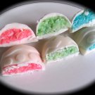 Easter coconut cream eggs  choice  of white. or milk spatel colors pink green blue or white