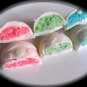 Easter coconut cream eggs  choice  of white. or milk spatel colors pink green blue or white