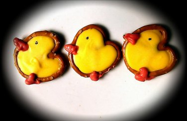 Easter chocolate civeted chick.peep pretzels 2 dozen
