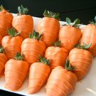 Easter chocolate covered strawberries  that  look like carrots