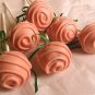 Rose cake pops, choice color white, pink, yellow,