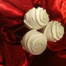 Rose cake pops, choice color white, pink, yellow,