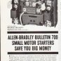 1963 Allen-Bradley Ad ""Bulletin 709""