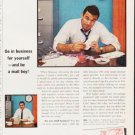 1963 Pitney-Bowes Ad ""be a mail boy""