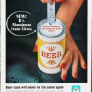 1963 Alcoa Aluminum Ad ""Beer cans""