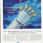 1957 Borg-Warner Ad ""Fingers""