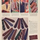 1937 Arrow Ties Ad "What Color Should a Tie Be?"