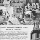 1937 SCHLITZ BEER Ad "PLEASANT MEMORIES OF OLDEN TIMES"