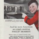 1942 Philip Morris Ad "America is smoking more"
