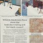 1961 Armstrong Floors Ad "Which linoleum floor ...?"