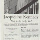 1961 Ladies' Home Journal Ad "Jacqueline Kennedy"