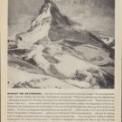 1961 Saturday Evening Post Ad "Without the Matterhorn ..."