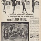 1950 Playtex Ad "Invisible Playtex Pink-Ice"